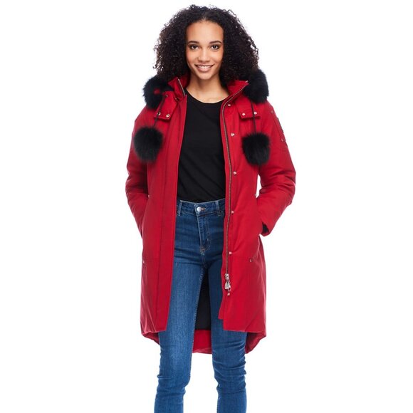 Moose Knuckles Women's Stirling Parka  Medium EUC retails for $1100 - Picture 1 of 5